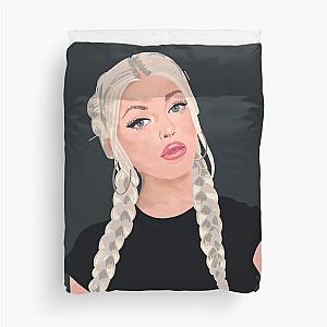 Loren Gray Tiktok Illustration Duvet Cover