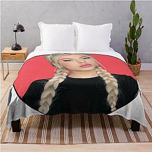 Loren Gray portrait Throw Blanket