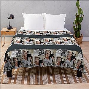 Loren gray Throw Blanket