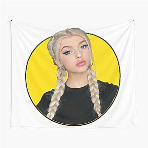 Loren Gray yellow portrait Tapestry