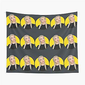 Loren Gray yellow portrait Tapestry