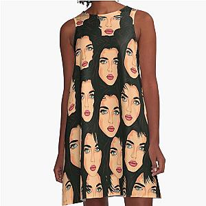 Loren Gray illustration  A-Line Dress