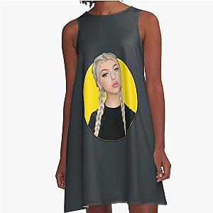 Loren Gray yellow portrait A-Line Dress