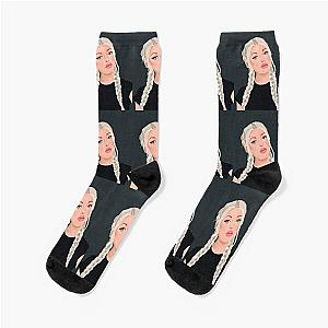 Loren Gray Tiktok Illustration Socks