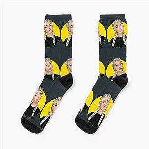 Loren Gray yellow portrait Socks