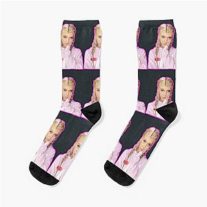 Loren Gray Loren Gray Beech Queen TikTok Pink Socks