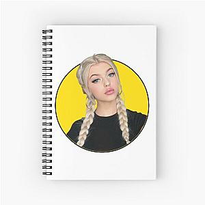 Loren Gray yellow portrait Spiral Notebook