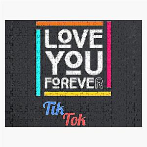 TikTok Loren Gray Black T-shirt 2020 Jigsaw Puzzle