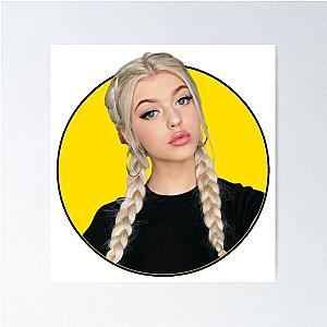 Loren Gray Yellow Portrait Poster