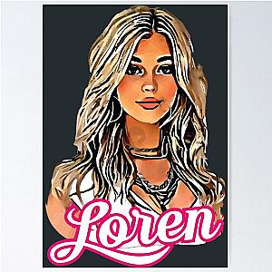 Loren Gray Fan Art Portrait Illustration Posters