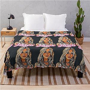 Loren Gray Fan Art Portrait Illustration Blanket