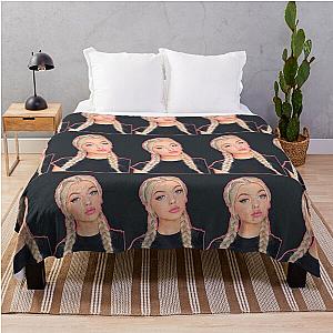 Loren Gray Beech TikTok Queen Throw Blanket