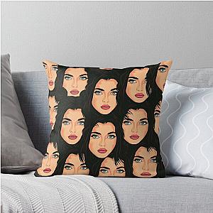 Loren Gray Illustration Throw Pillow