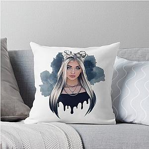 Loren Gray Illustration Aesthetic Throw Pillow