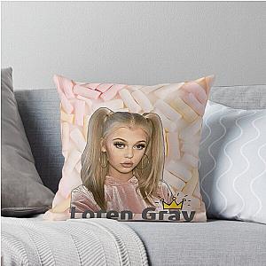 Loren Gray Queen Throw Pillow