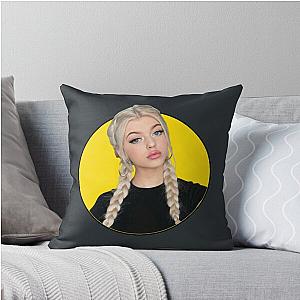 Loren Gray Yellow Throw Pillow