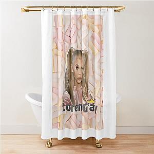 Loren Gray Queen Shower Curtain