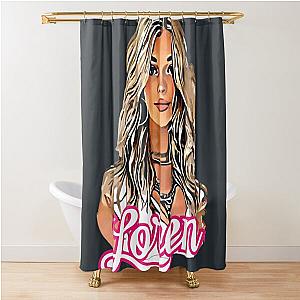 Loren Gray Fan Art Portrait Illustration Shower Curtain