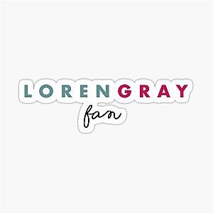 LOREN GRAY TIK TALK FAN Sticker
