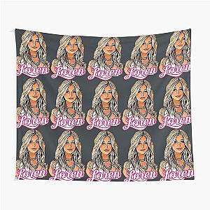 Loren Gray Fan Art Portrait Illustration Tapestry
