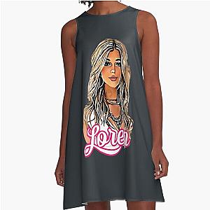Loren Gray Fan Art Portrait A-Line Dress Illustration