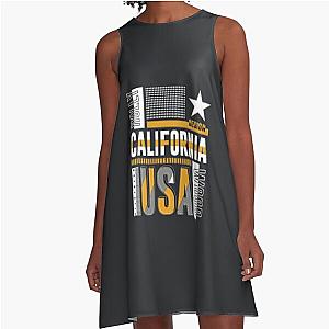 Usa California Loren Gray 2020 A Line Dress