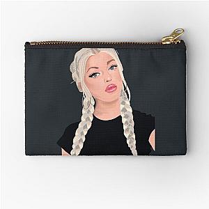 Loren Gray TikTok Illustration Zipper Pouch