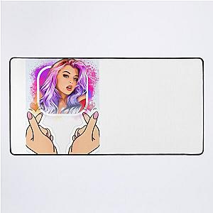 Loren Gray Premium Scoop T-Shirt Desk Mat