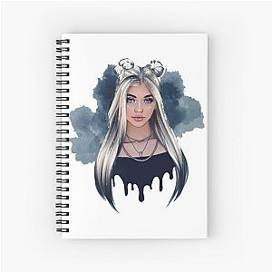 Loren Gray Illustration Aesthetic Spiral Notebook