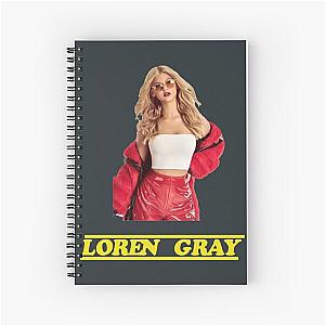 Loren Gray Typography Spiral Notebook