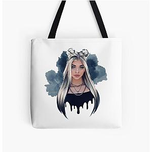 Loren Gray Illustration Aesthetic All Over Print Tote Bag
