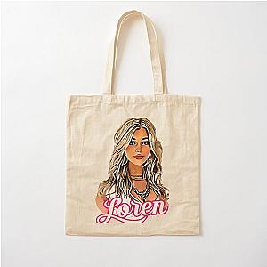 Loren Gray Fan Art Cotton Tote Bag Portrait Illustration