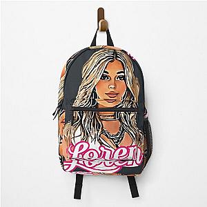 Loren Gray Fan Art Backpack Portrait Illustration