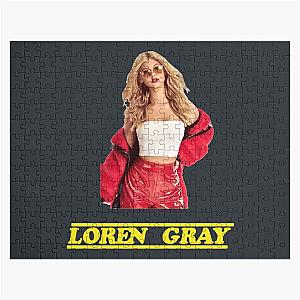 Loren Gray Typography Jigsaw Puzzle