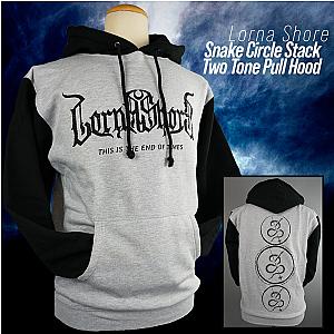 Lorna Shore Hoodies - Snake Circle Deathcore Colorblock Pullover Hoodie