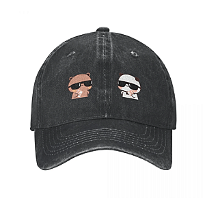 Lorna Shore Cap - Lorna Shore Cute Bear Wear Glasses Cap