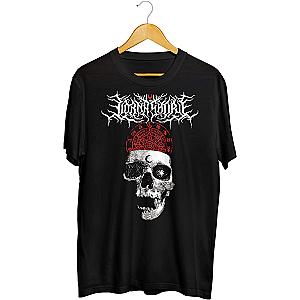 Lorna Shore T-Shirts - Lorna Shore Skull Art Graphic Classic Black T-Shirt