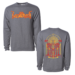 Lorna Shore Sweatshirts - CHALICE CREW ON GUNMETAL Long Sleeve Pullover Sweatshirt