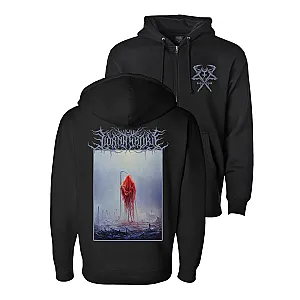 Lorna Shore Hoodies - And I Return To Nothingness Cover Zip Pullover Hoodie