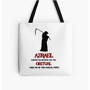 Lorna Shore Bags - Azrael verse from Lorna Shore All Over Print Tote Bag