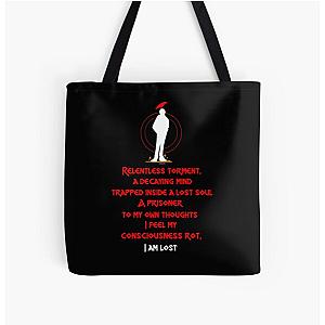 Lorna Shore Bags - Relentless torment Lorna Shore All Over Print Tote Bag