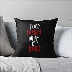Lorna Shore Pillows - Wretching in torment Lorna Shore Throw Pillow cover