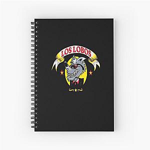 Los lobos band logos cover album Graphic Spiral Notebook