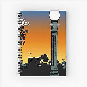 Los Lobos the town and the city Spiral Notebook