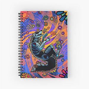 Dia De Los Lobos Spiral Notebook