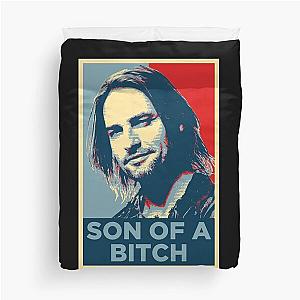 Sawyer (James Ford) Lost - Son of a bitch  Duvet Cover