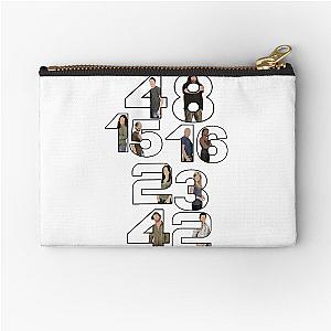 Lost numbers  Zipper Pouch