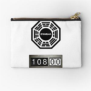 Dharma Initiative logo with The Swan Countdown Zipper Pouch