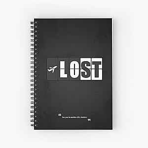 Lost - Minimal TV Series Poster. Spiral Notebook