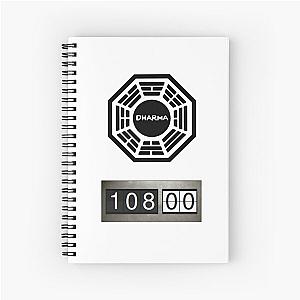 Dharma Initiative logo with The Swan Countdown Spiral Notebook